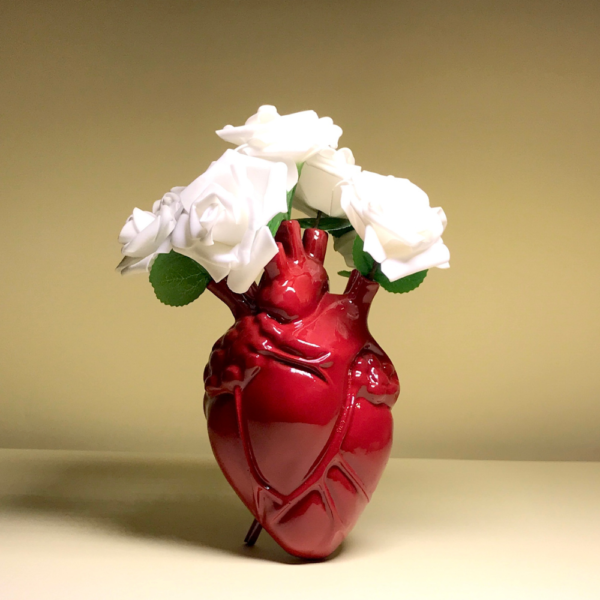 Hope heart vase