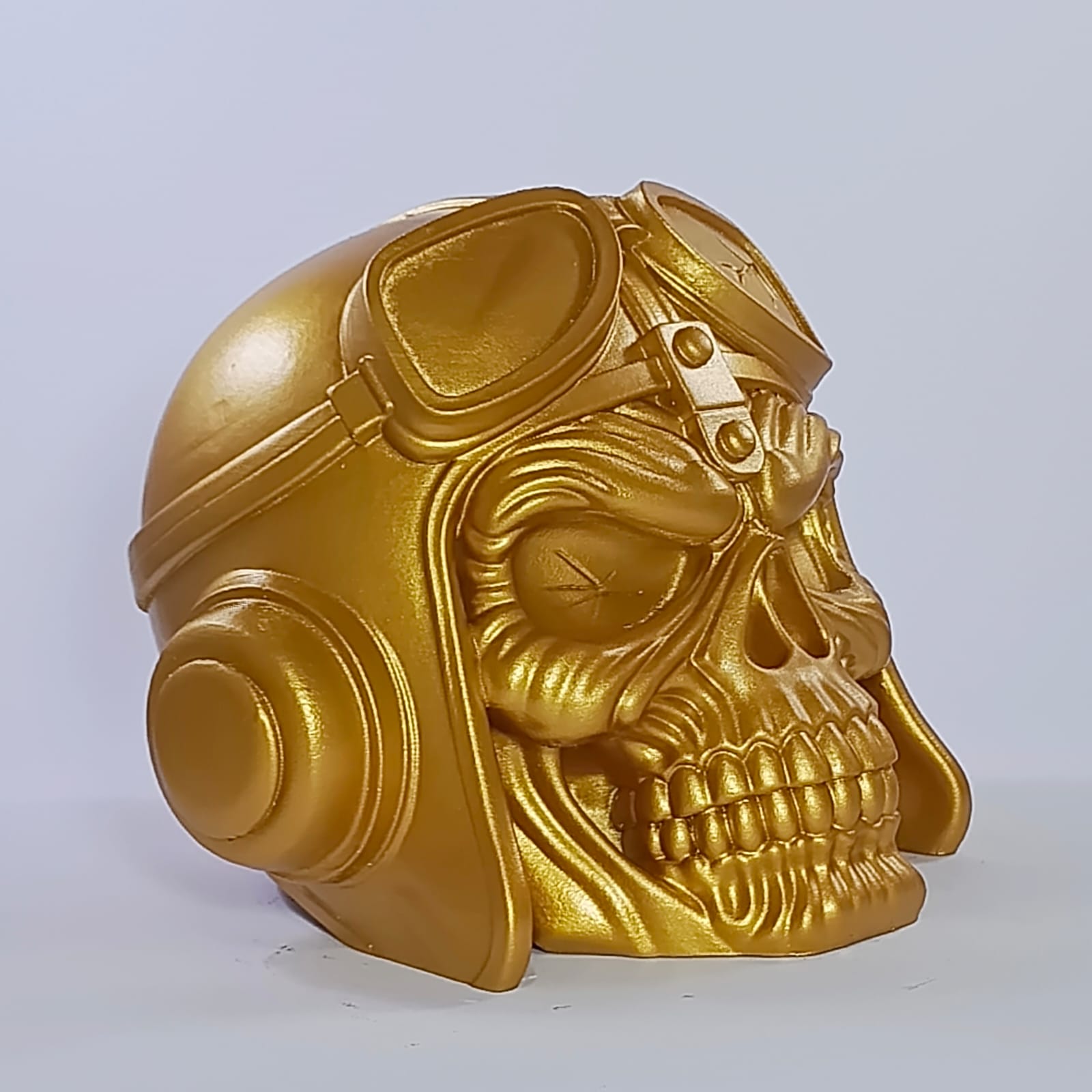 Golden Aviator Skull - Image 3