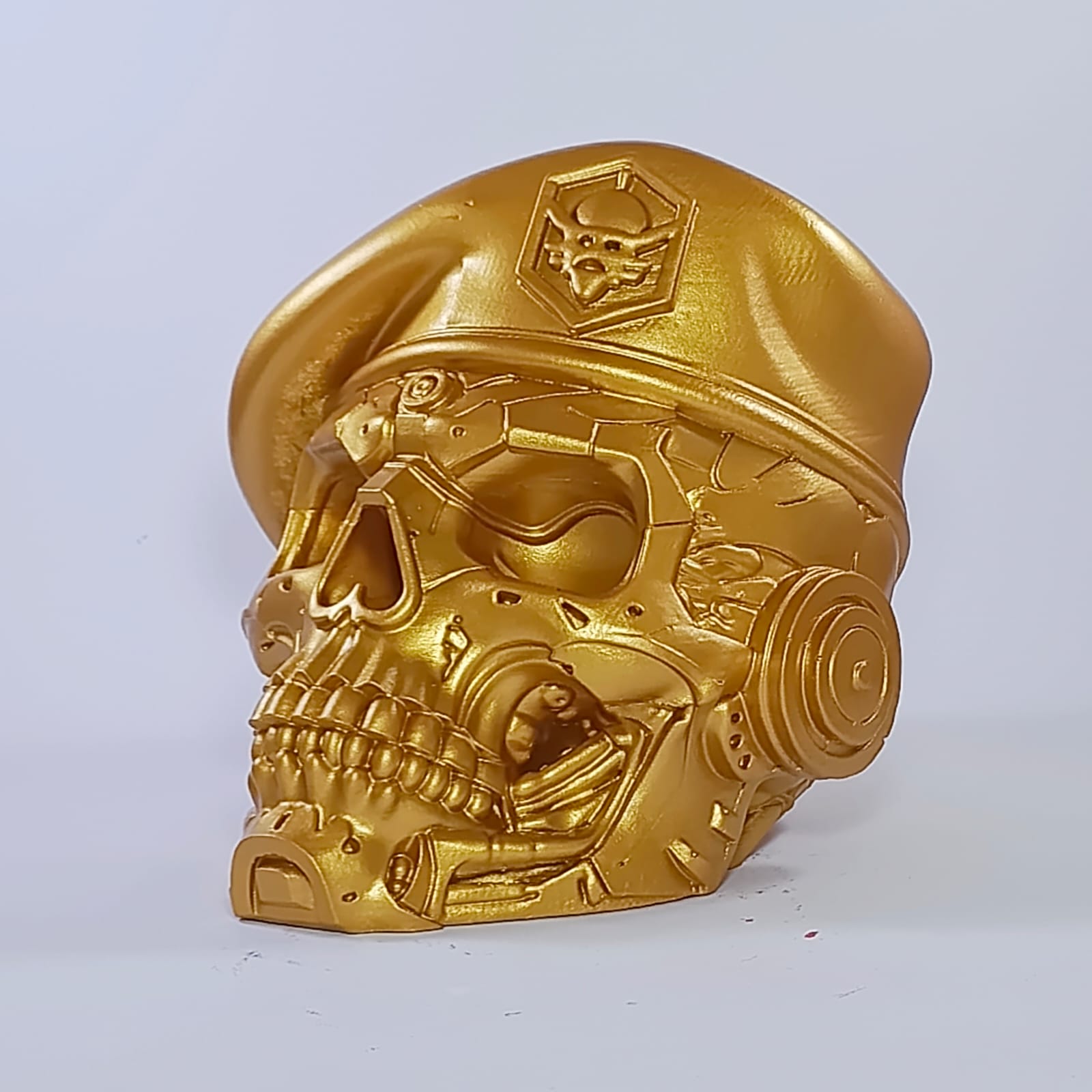 Golden Soldier Skull Bust - Image 4